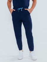 Aspen Jogger Men's Navy Scrub Pants