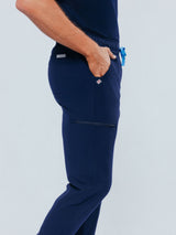 Aspen Jogger Men's Navy Scrub Pants