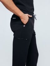 Kyoto Jogger Men's Black Scrub Pants