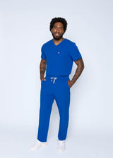 Amalfi Classic Men's Royal Blue Scrub Pants