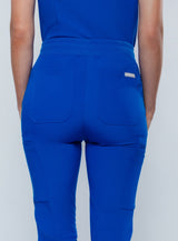 Jasmine Cargo Women's Royal Blue Scrub Pants