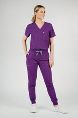 Ivy Jogger Women's Purple Scrub Pants