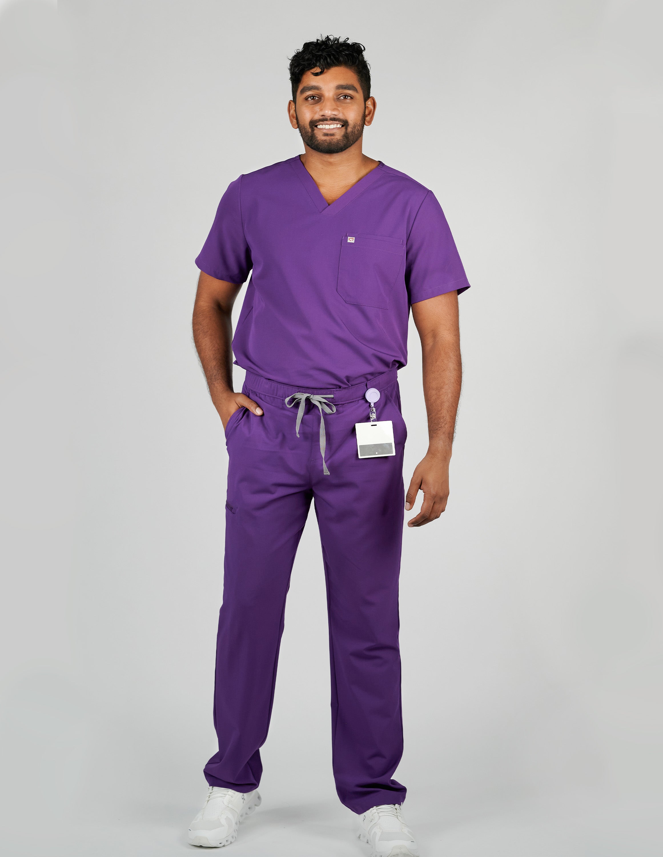 Amalfi Classic Men's Purple Scrub Pants – Create Amor