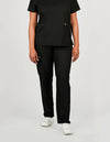 Jasmine Cargo Women's Black Scrub Pants