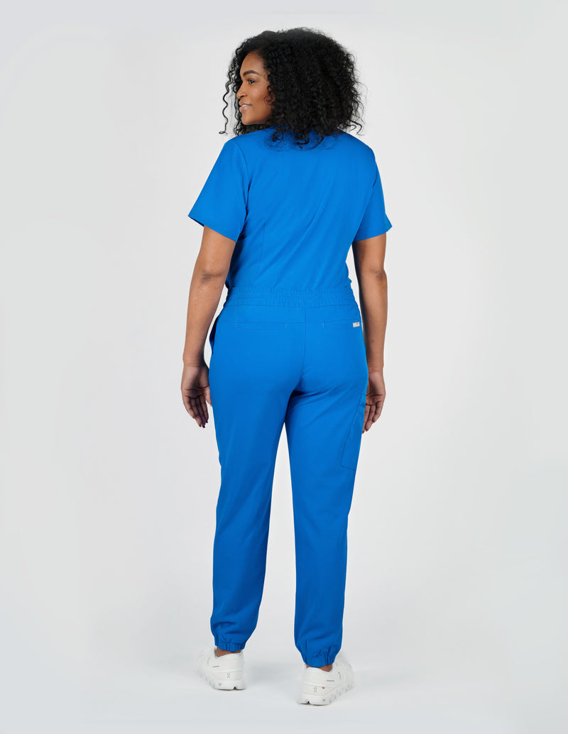 Clover Jogger Women's Royal Blue Scrub Pants