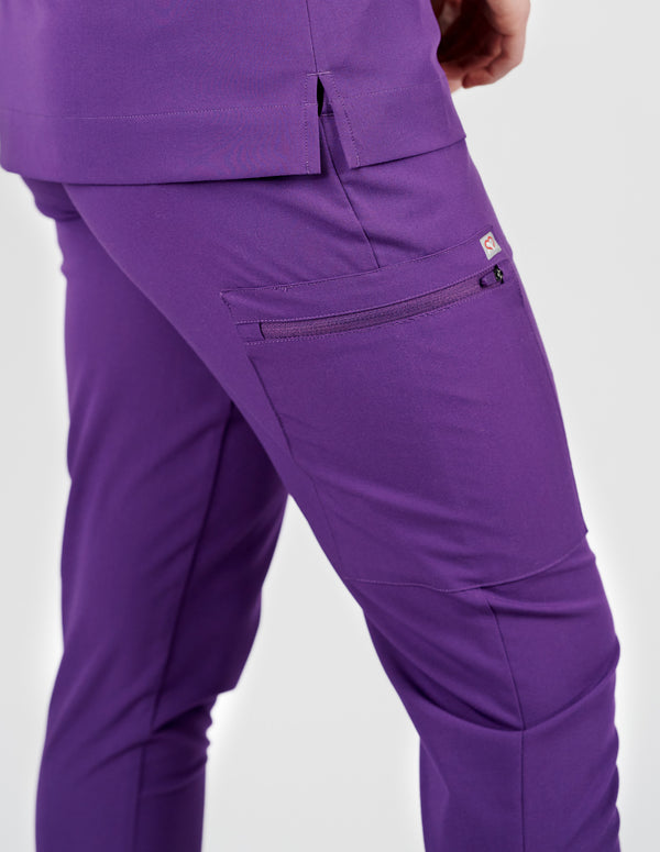 Ivy Jogger Women's Purple Scrub Pants
