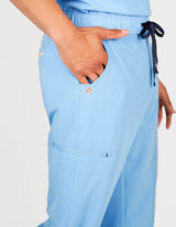 Kyoto Jogger Men's Ceil Blue Scrub Pants