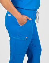 Clover Jogger Women's Royal Blue Scrub Pants