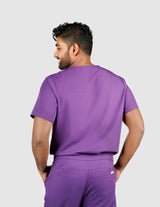 Amalfi Classic Men's Purple Scrub Pants