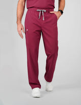 Prague Cargo Men's Maroon Scrub Pants