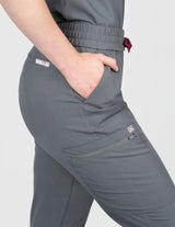 Clover Jogger Women's Charcoal Scrub Pants