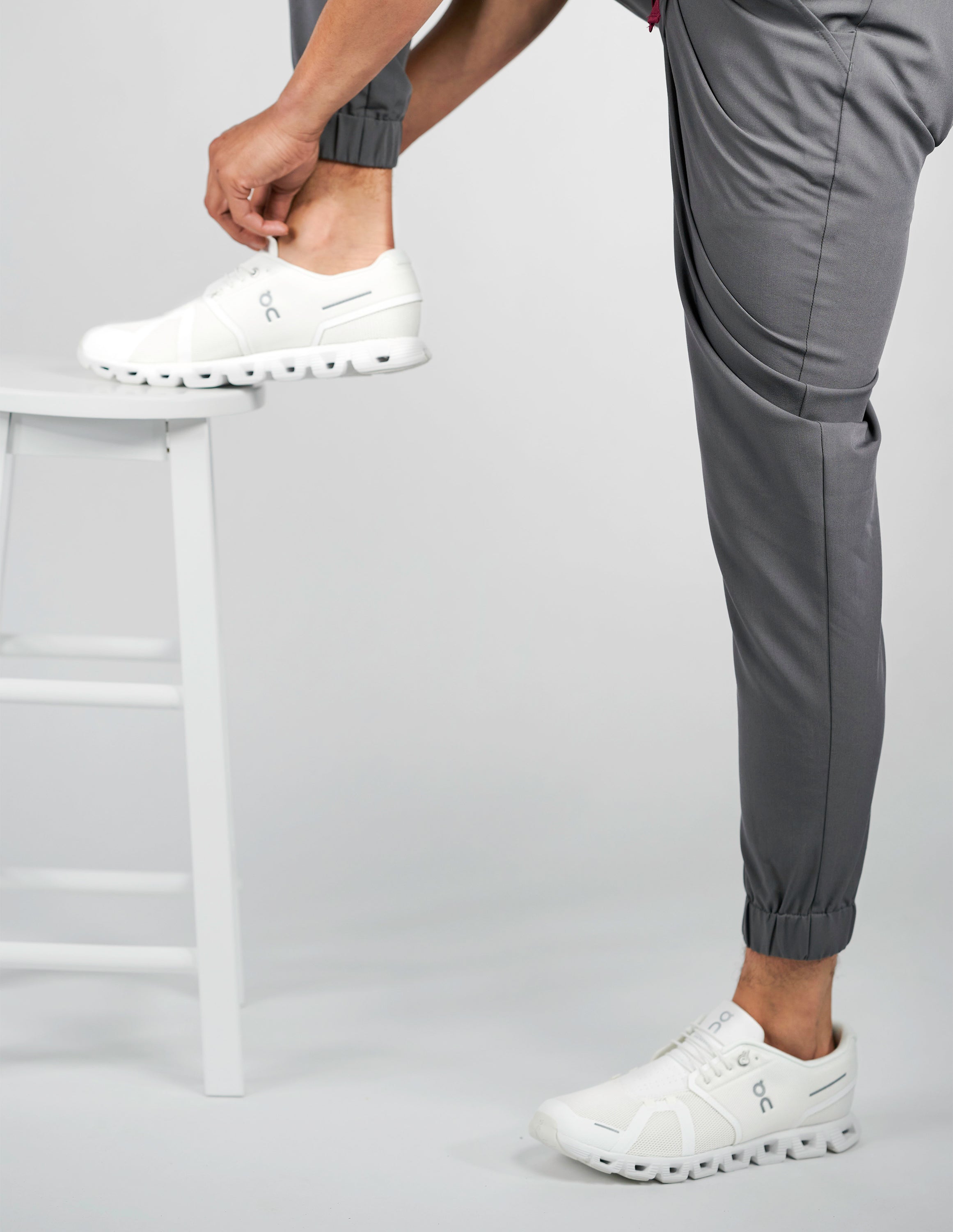 Aspen Jogger Men's Charcoal Scrub Pants