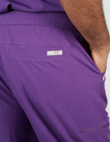 Amalfi Classic Men's Purple Scrub Pants