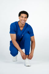 Aspen Jogger Men's Galaxy Blue Scrub Pants