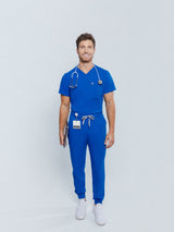 Aspen Jogger Men's Royal Blue Scrub Pants