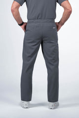 Prague Cargo Men's Charcoal Scrub Pants