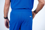 Prague Cargo Men's Royal Blue Scrub Pants