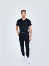 Kyoto Jogger Men's Black Scrub Pants