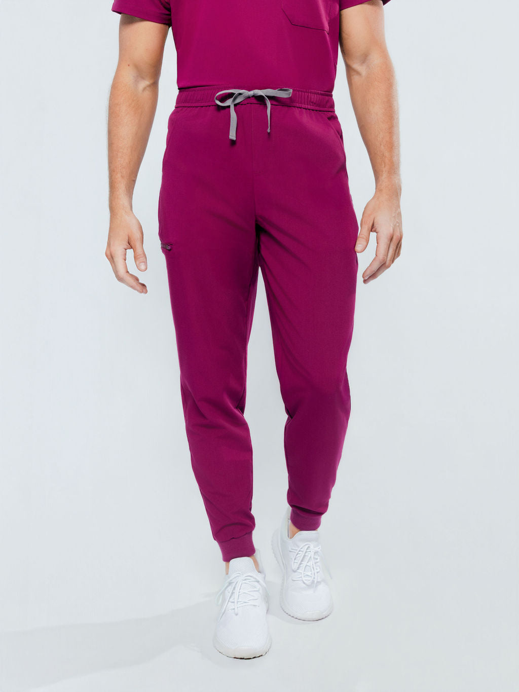Kyoto Jogger Men's Maroon Scrub Pants