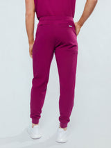 Kyoto Jogger Men's Maroon Scrub Pants