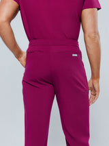 Kyoto Jogger Men's Maroon Scrub Pants