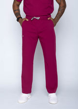 Amalfi Classic Men's Maroon Scrub Pants