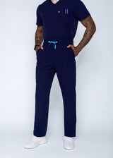 Amalfi Classic Men's Navy Scrub Pants
