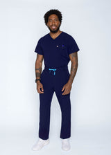 Amalfi Classic Men's Navy Scrub Pants