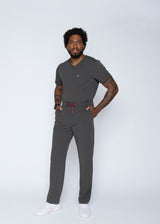 Amalfi Classic Men's Pewter Scrub Pants
