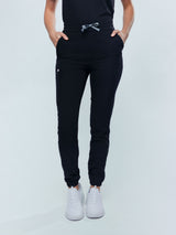 Clover Jogger Women's Black Scrub Pants