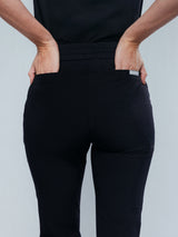 Clover Jogger Women's Black Scrub Pants