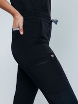 Clover Jogger Women's Black Scrub Pants