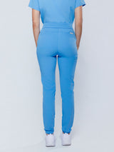 Clover Jogger Women's Ceil Blue Scrub Pants