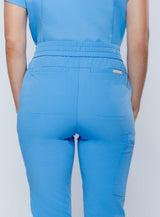 Clover Jogger Women's Ceil Blue Scrub Pants