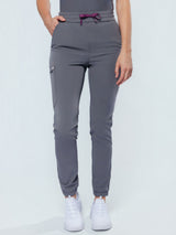 Clover Jogger Women's Charcoal Scrub Pants