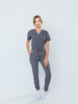 Clover Jogger Women's Charcoal Scrub Pants