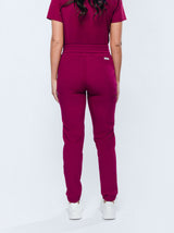 Clover Jogger Women's Maroon Scrub Pants