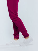 Clover Jogger Women's Maroon Scrub Pants