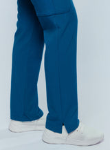 Jasmine Cargo Women's Caribbean Blue Scrub Pants