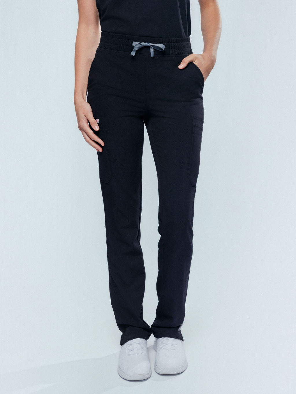 Jasmine Cargo Women's Black Scrub Pants