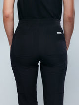 Jasmine Cargo Women's Black Scrub Pants