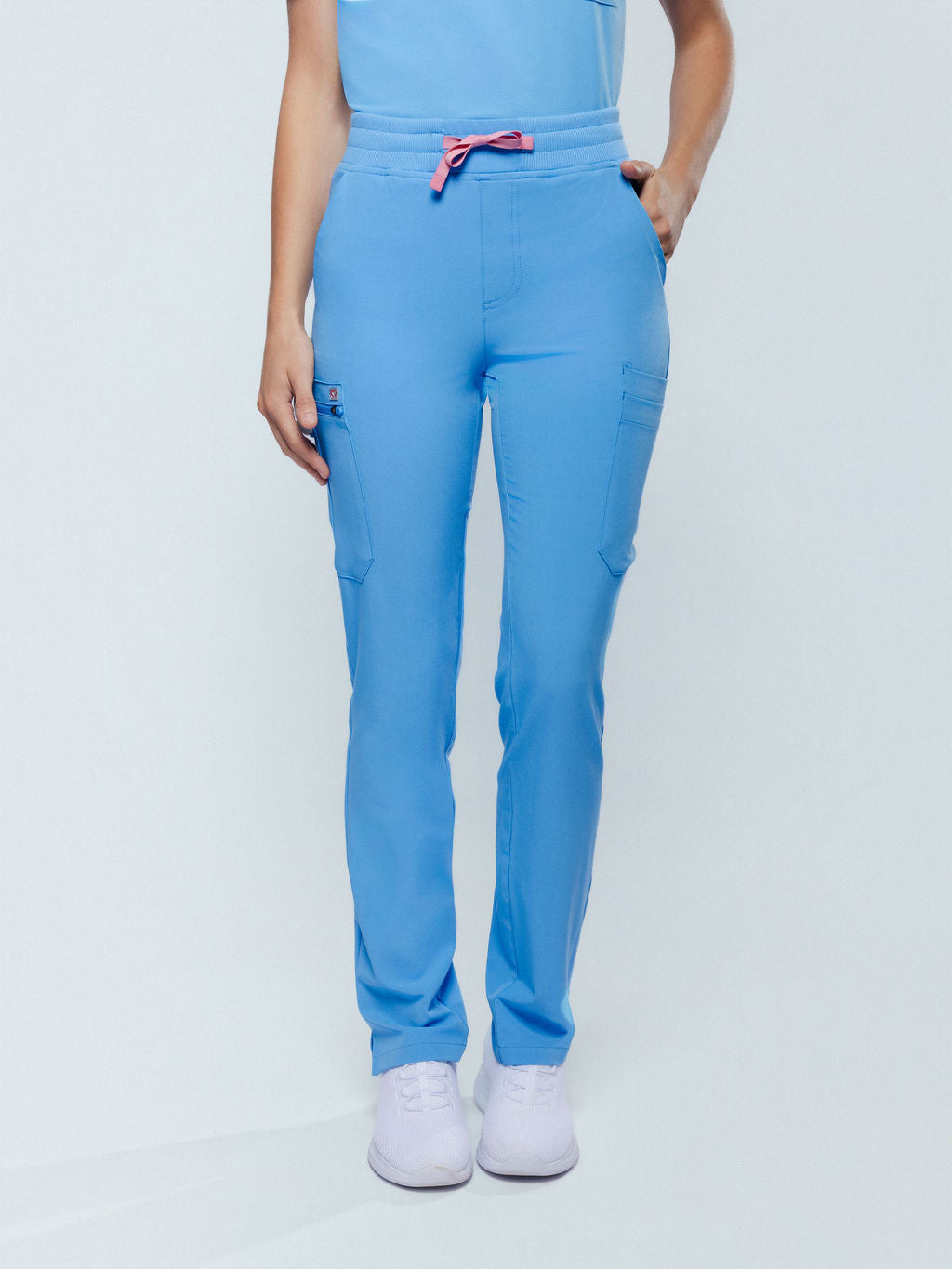 Jasmine Cargo Women's Ceil Blue Scrub Pants