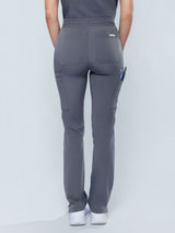 Jasmine Cargo Women's Charcoal Scrub Pants