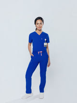 Jasmine Cargo Women's Galaxy Blue Scrub Pants