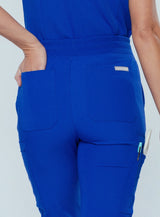 Jasmine Cargo Women's Galaxy Blue Scrub Pants