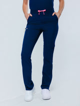 Jasmine Cargo Women's Navy Scrub Pants