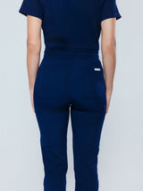 Jasmine Cargo Women's Navy Scrub Pants