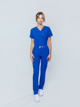 Jasmine Cargo Women's Royal Blue Scrub Pants