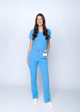 Daisy Classic Women's Ceil Blue Scrub Pants
