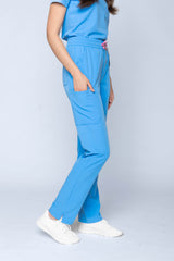 Daisy Classic Women's Ceil Blue Scrub Pants